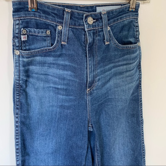 AG Adriano Goldschmied Jeans AG-ED Denim THE YVETTE High Rise Wide Leg Size 24R - Picture 8 of 16